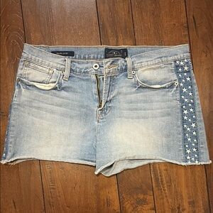 Lucky Brand Denim Shorts with Star Pattern